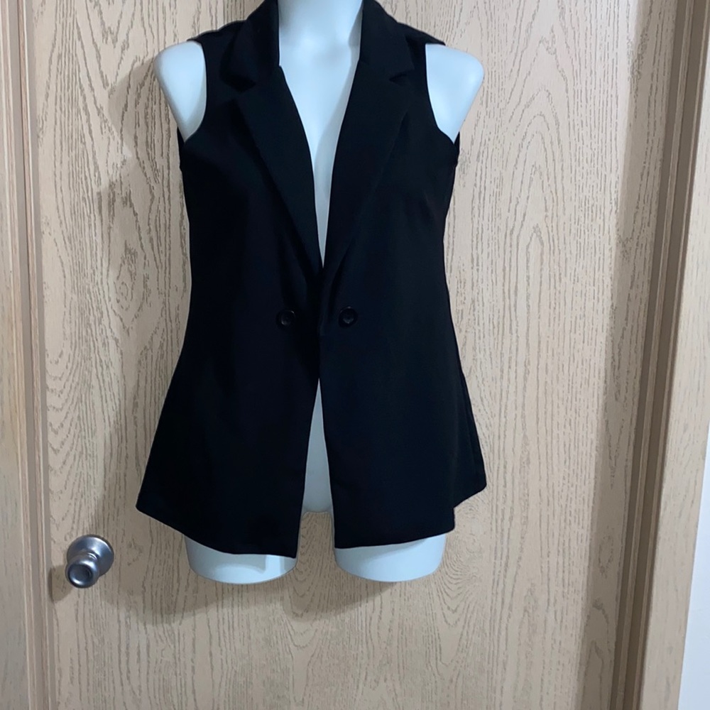 Love nation blazer vest sleeveless size large